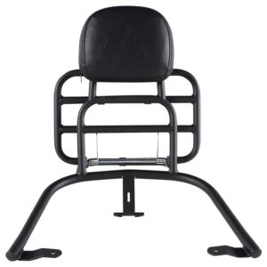 Prima Rear Rack (Backrest, Black); Vespa Primavera, Sprint