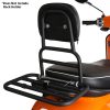 Prima Rear Rack (Backrest, Black); Vespa Primavera, Sprint - Image 3