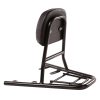 Prima Rear Rack (Backrest, Black); Genuine Brio - Image 3