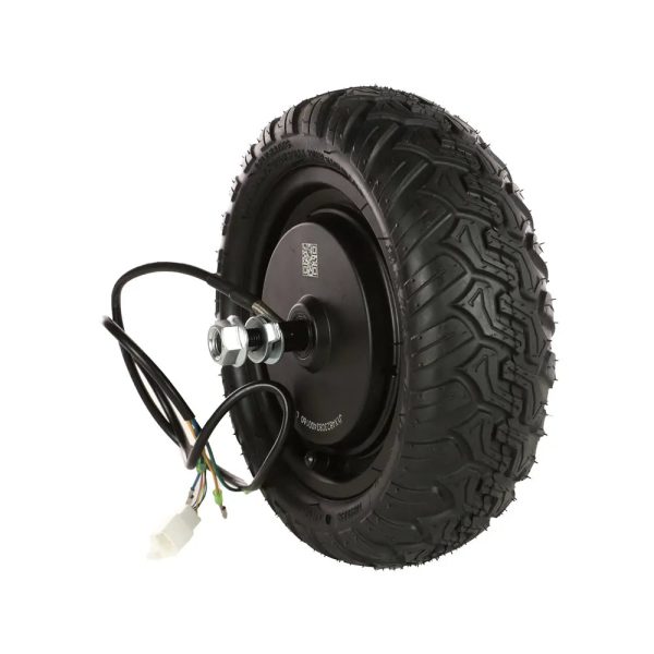 Motor and Rear Wheel with Valve Stem and Cap; Genuine Trail
