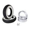2 Tires, 2 Tubeless Rims, 2 Valve Stems - Image 3