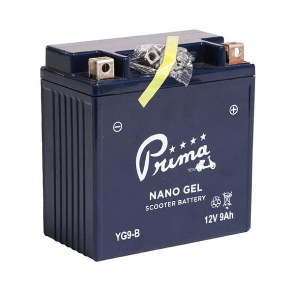 Prima Gel Battery (12V YG9L-B); Royal Alloy, G400C