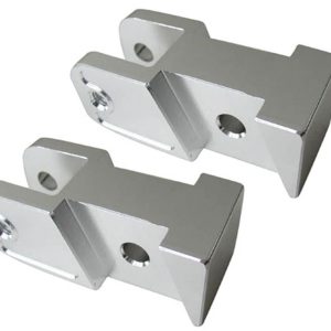 NCY Shock Mount Relocating Bracket (Silver); GY6