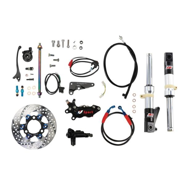 NCY Slammed Front End Assembly (Silver Forks); compatible with  Ruckus