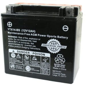 Universal Parts 12V 12AH Battery YTX14-BS