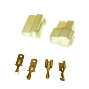 Universal Parts 2 Pin Connector Kit - 6.3mm Pin