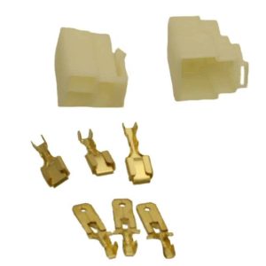 3 Pin Connector Kit - 6.3mm Pin