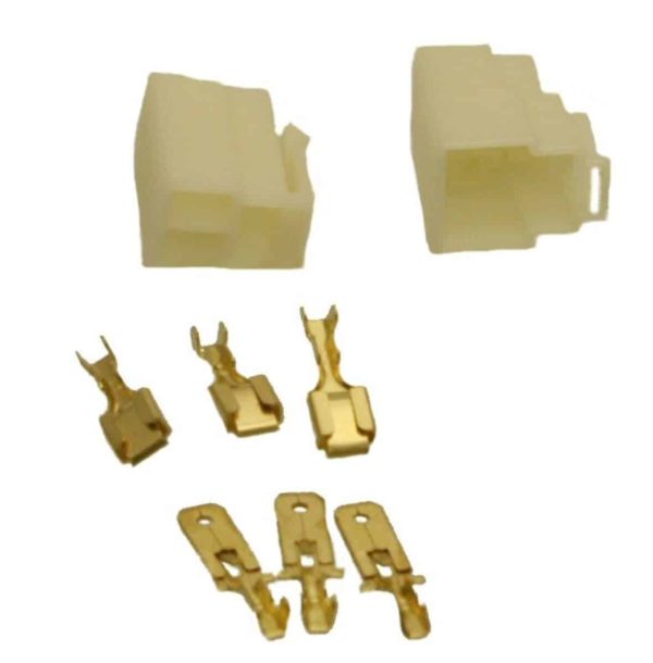 3 Pin Connector Kit - 6.3mm Pin