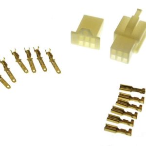 Universal Parts 6 Pin Connector Kit - 2.8mm Pin