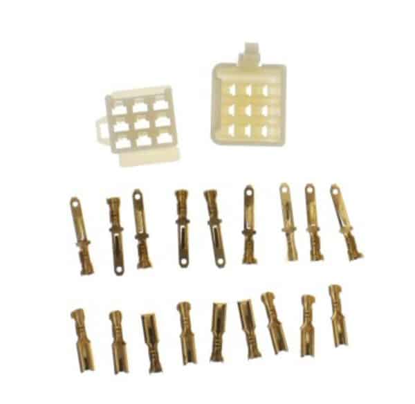 Universal Parts 9 Pin Connector Kit - 2.8mm Pin