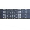 Universal Parts Rubber Drive Belt HTD-770-5M-14