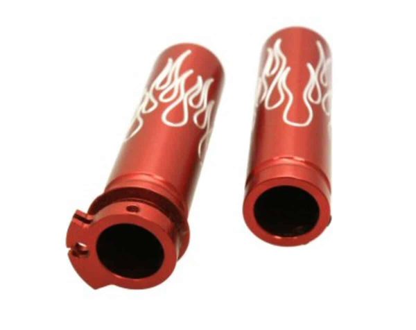 Universal Parts Red Billet Grips