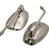 Scooter Chrome Mirror Set - 8mm or 10mm