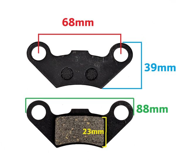 Universal Parts Tao Tao Style ATV Brake Pads
