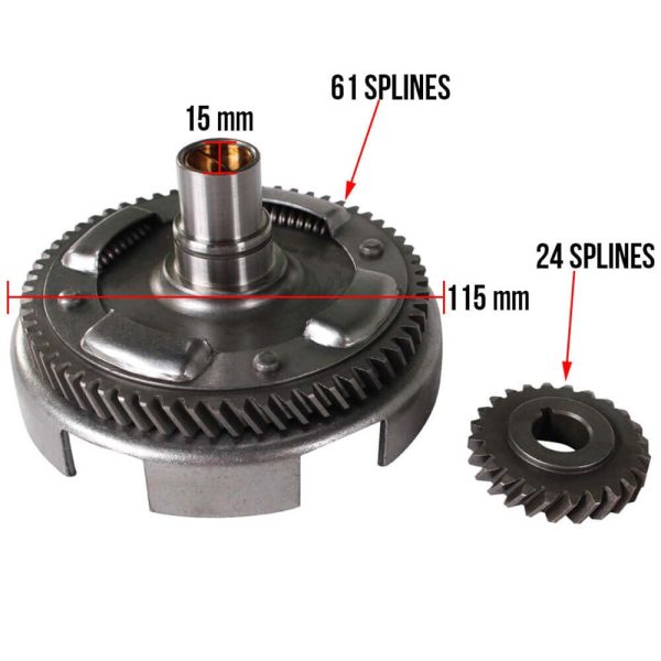 Clutch Gear Assembly (Includes Crankshaft Gear); VMA, VMB - Image 2