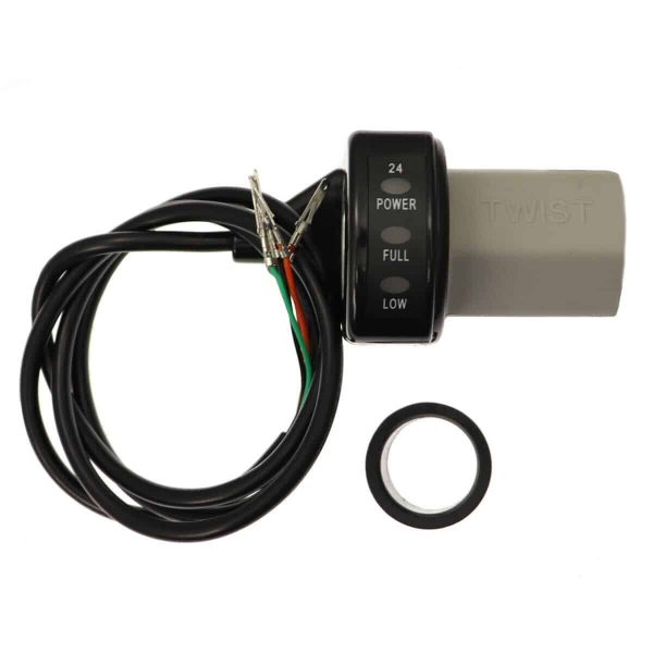 4-Wire Variable Speed Twist Grip Throttle compatible with Razor MX350 (Version 1-7)