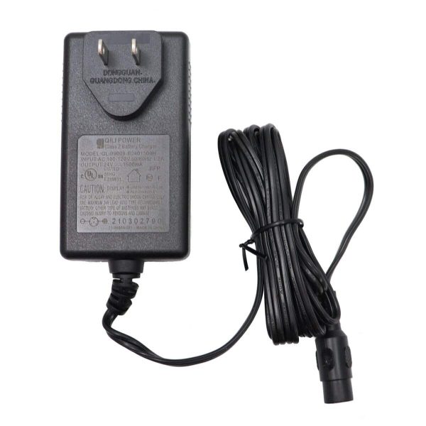 Universal Parts 24V, 1.5A Battery Charger compatible with Razor Scooters