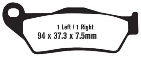 EBC Brakes SFA181 Scooter Brake Pads