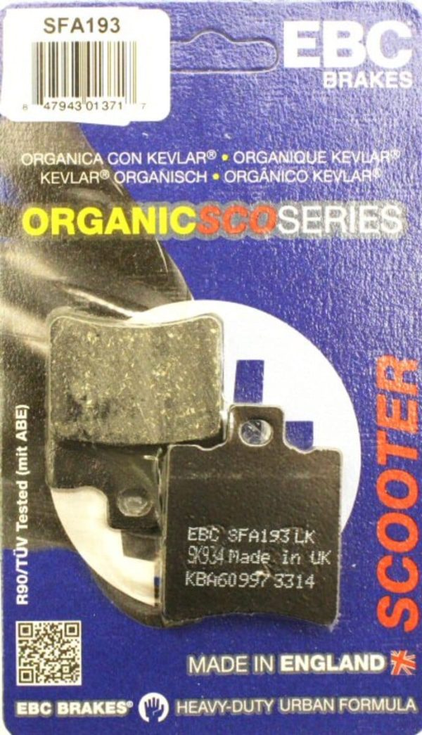 EBC Brakes SFA193 Scooter Brake Pads