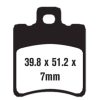 EBC Brakes SFA193 Scooter Brake Pads