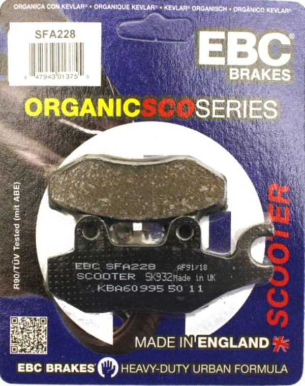 EBC Brakes SFA228 Scooter Brake Pads