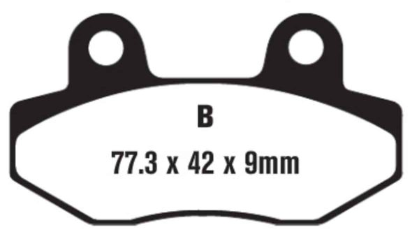 EBC Brakes SFA228 Scooter Brake Pads