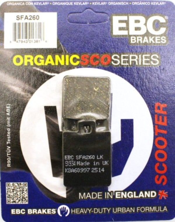 EBC Brakes SFA260 Scooter Brake Pads