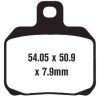 EBC Brakes SFA266 Scooter Brake Pads