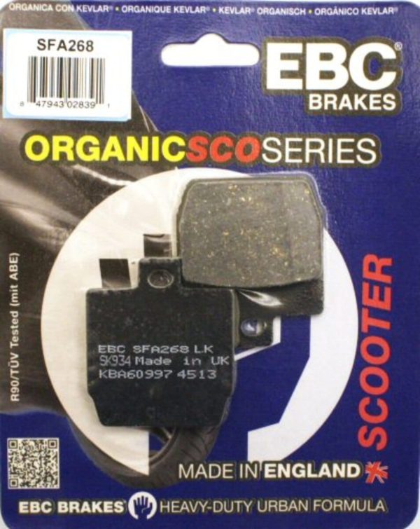 EBC Brakes SFA268 Scooter Brake Pads