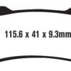 EBC Brakes SFA281 Scooter Brake Pads