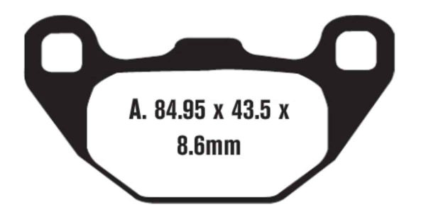 EBC Brakes SFA305 Scooter Brake Pads