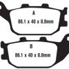 EBC Brakes SFA358 Scooter Brake Pads