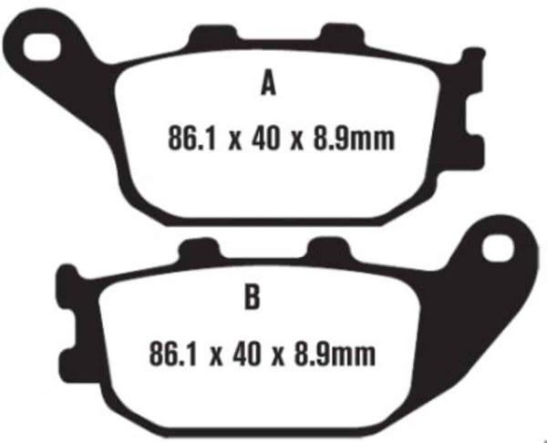 EBC Brakes SFA358 Scooter Brake Pads