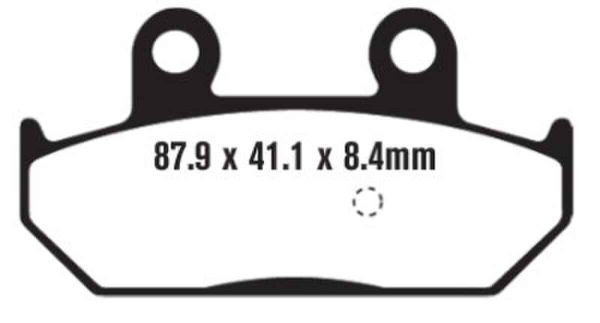 EBC Brakes SFA412 Scooter Brake Pads