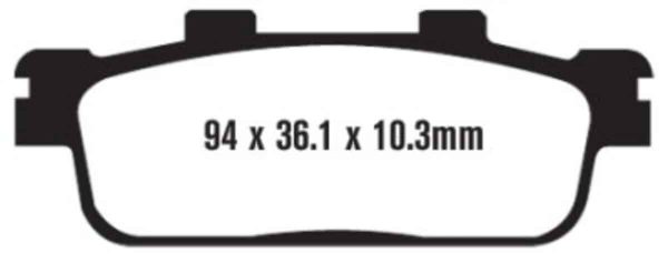 EBC Brakes SFA427 Scooter Brake Pads