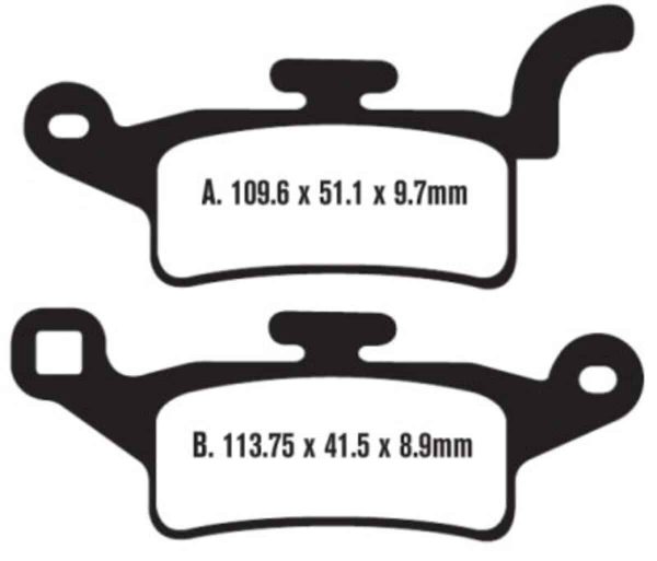 EBC Brakes SFA492 Scooter Brake Pads