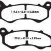 EBC Brakes SFA603 Scooter Brake Pads