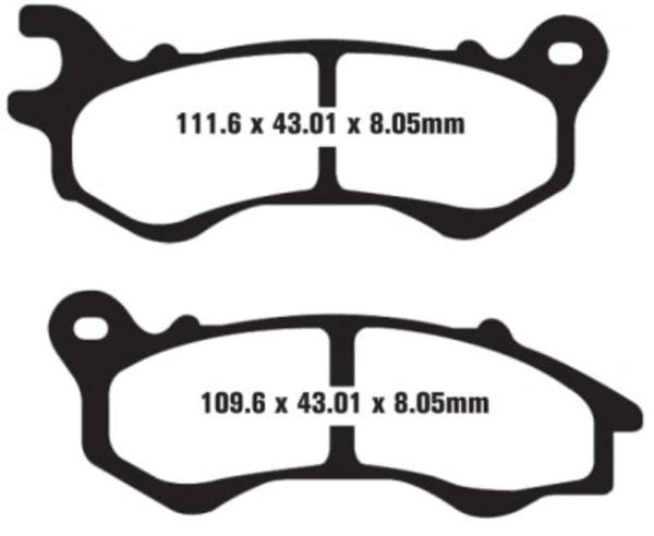 EBC Brakes SFA603 Scooter Brake Pads