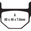 EBC Brakes SFA93 Scooter Brake Pads