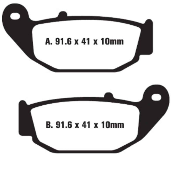 EBC Brakes FA629HH compatible with  Grom Sintered Brake Pads