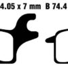 EBC Brakes FA691 Kawasaki Z125 Brake Pads