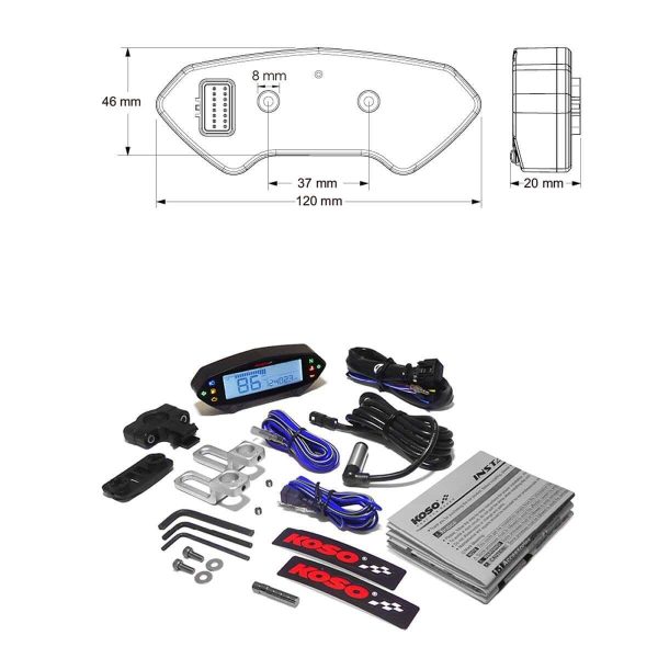 Koso DB-01RN Multifunction Meter