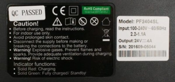 Universal Parts 24 Volt 4.0 Amp On-Board Battery Charger for Rascal