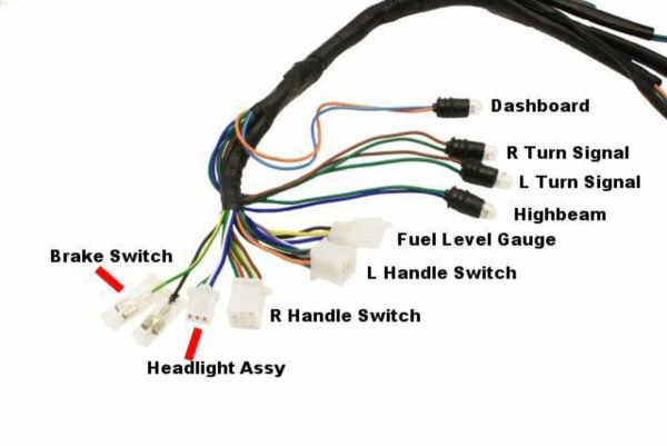 Universal Parts Wiring Harness - QMB139