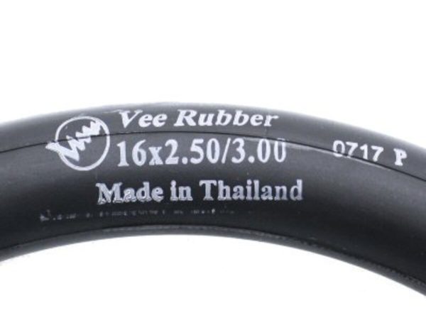 Vee Rubber 16x2.50/3.00 Heavy-Duty Inner Tube - Straight Valve