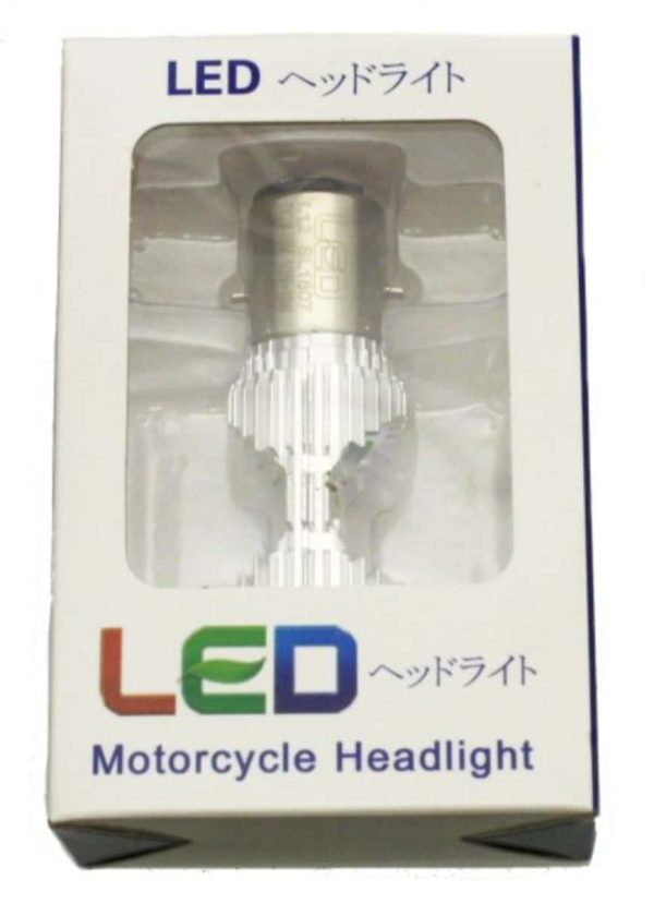 Universal Parts LED Headlight Bulb - BA20D Base