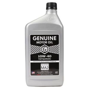 Genuine 4T Motor Oil (10W40, Full Synthetic MA-2); 1 Quart