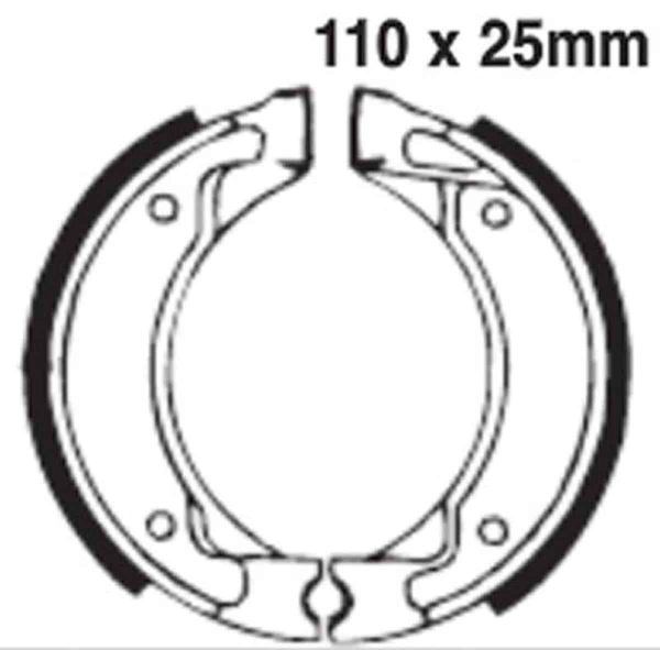 EBC Brakes 518 Brake Shoes 110x25mm