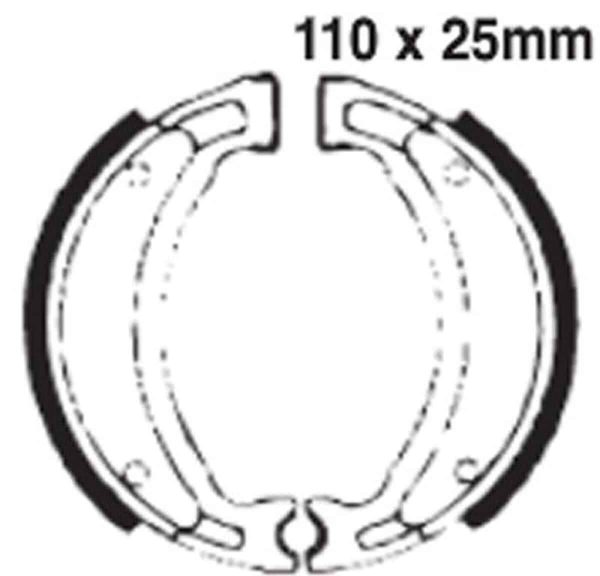 EBC Brakes 530 Brake Shoes 110x25mm