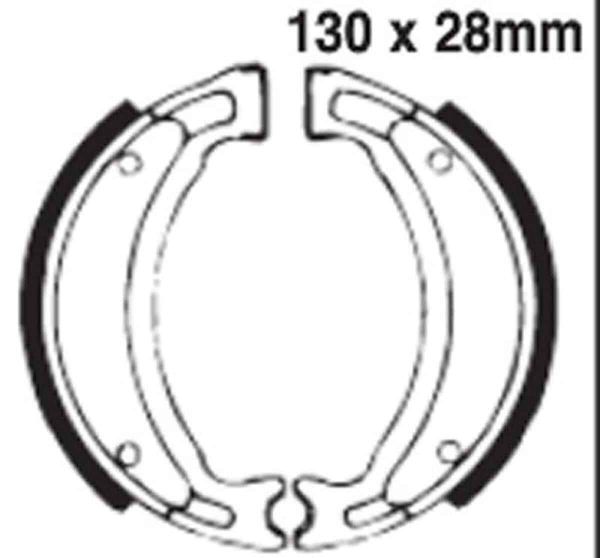 EBC Brakes 531 Brake Shoes 130x28mm